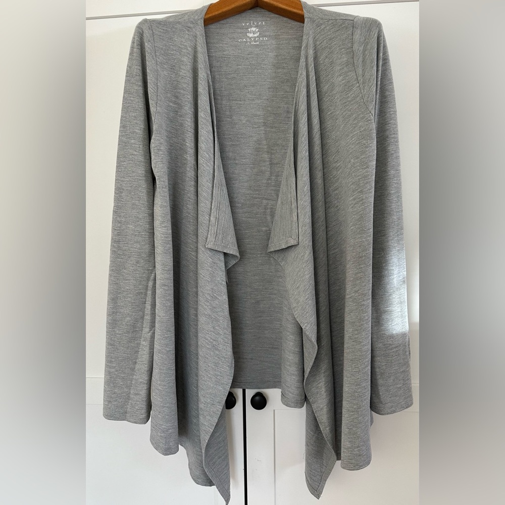VELVET CALYPSO— Gray Cardigan